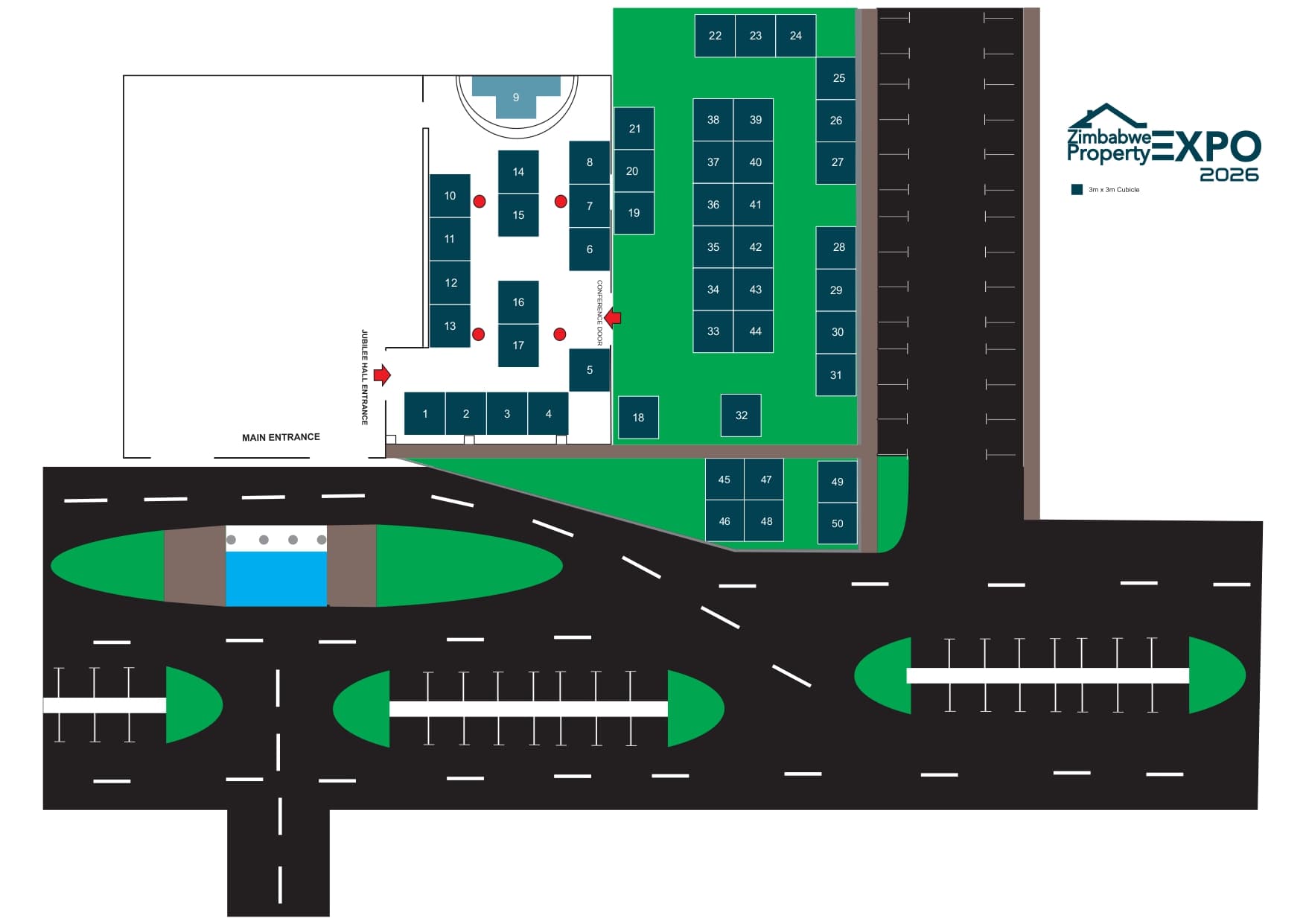 Zimbabwe Property Expo 2026 exhibition floor plan